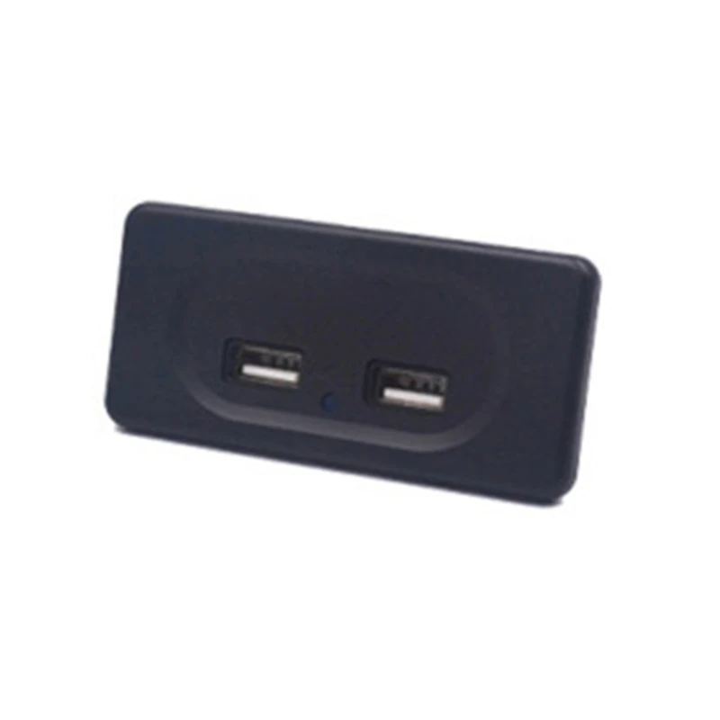 

2023 New Car Socket Dual USB Ports Fast Car Power Adapter Outlet for Motorcycle RV Truck 3.1A 12V