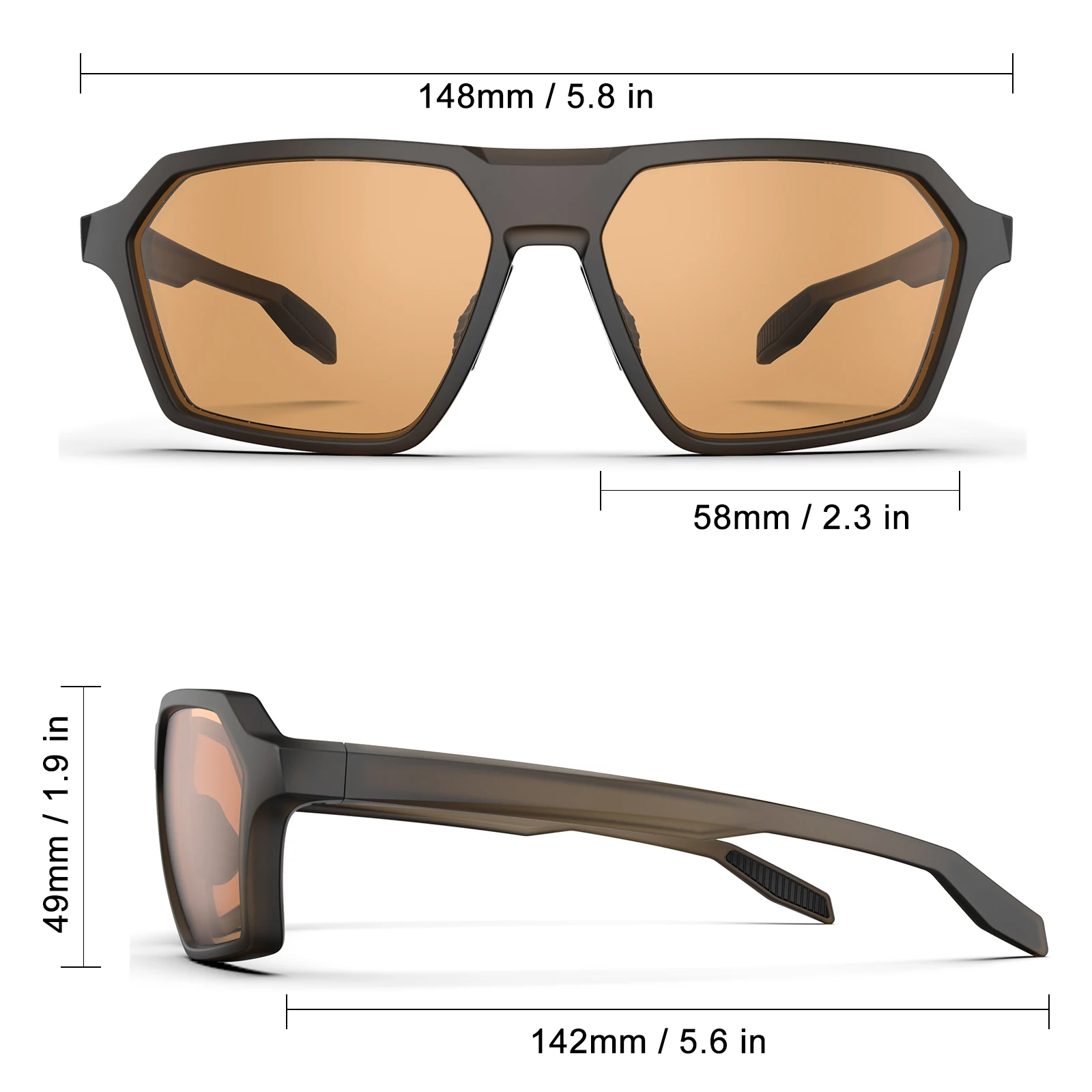 Polarized Fishing Sunglasses Men's Driving Shades Male Sun Glasses Hiking Fishing Classic Sun Glasses UV400 Eyewear polarized sunglasses fishing sunglasses