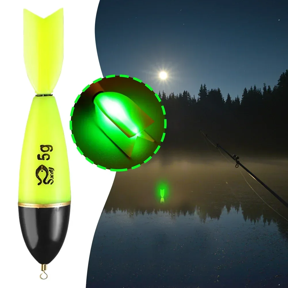 Fishing Floats 1-5pcs Luminous Fishing Accessories Night Float Night Light Up Bobbers Sea Ocean Rock