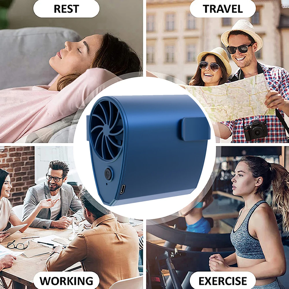 

Desktop Table Cooling Fan Portable Handheld Fan Quiet Operation USB Rechargeable 4 To 6 Hours Duration for Indoor Outdoor Travel