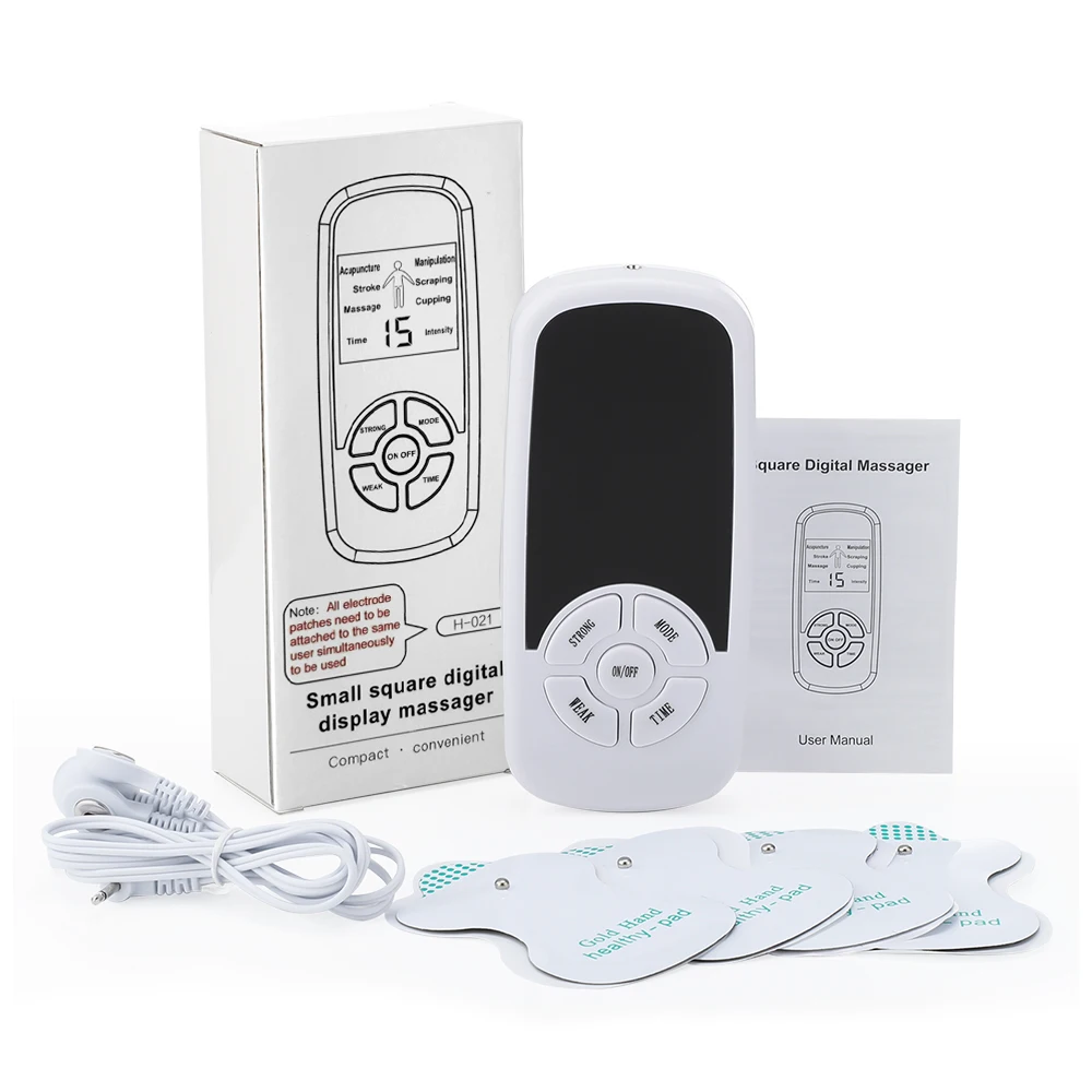 EMS Pulse Elektrischer Muskelstimulator 6 Modi Nacken-Körpermassagegerät Zehn Akupunktur Meridian Physiotherapie Massagegeräte – Detail 13