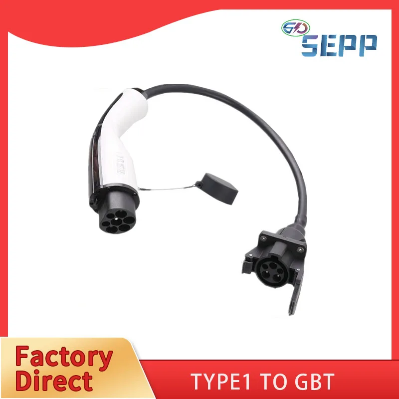 

32A GBT EVSE Adapter Sae J1772 Type 1 EV Chargers with 0.5m Cable Charge For GB/T Electric Car Socket to plug EV Adapter