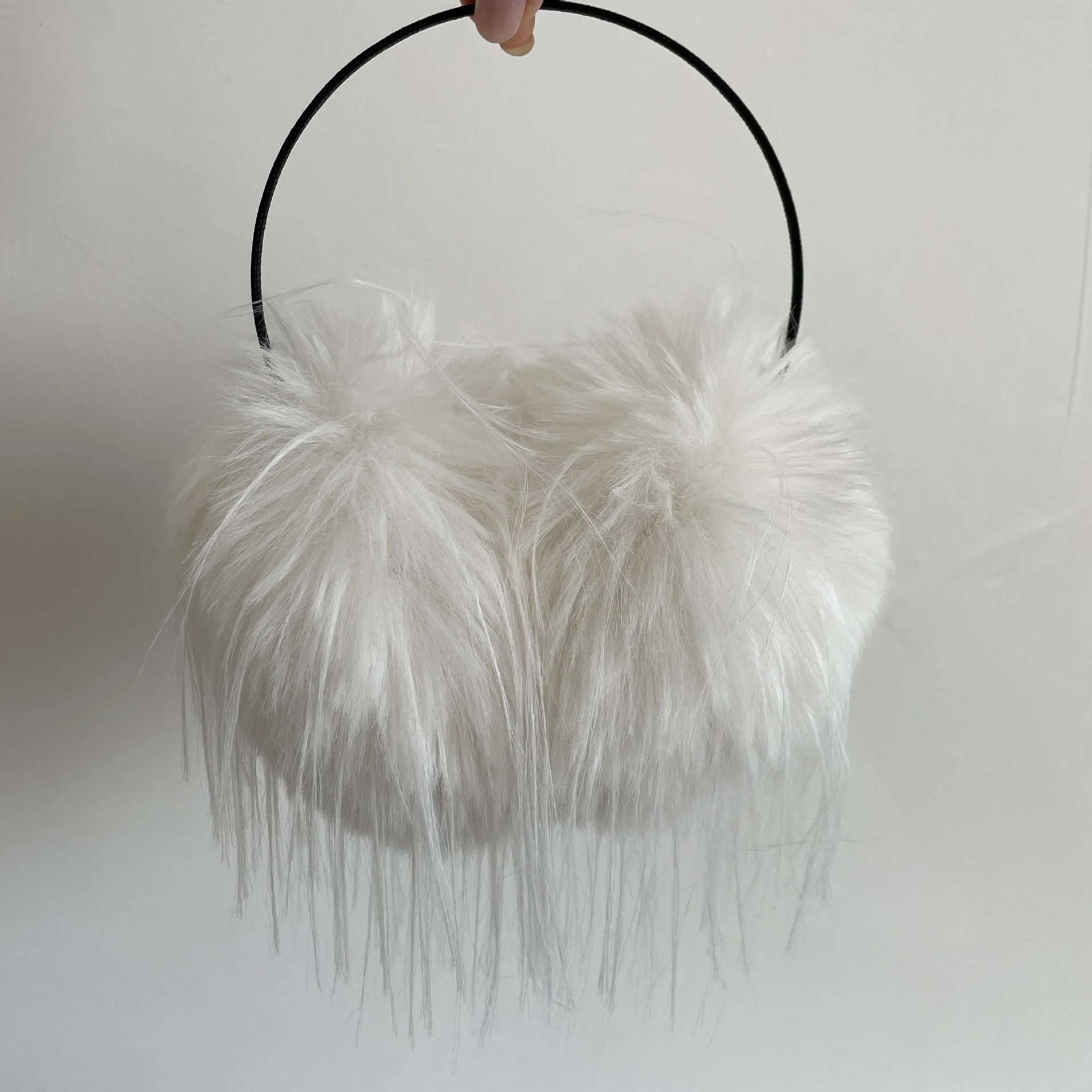 Long Hair Plush Warm Earmuffs Women's Hair Band Ear Protectors Ear Bags Cycling Cold Proof Fluffy Winter Warmers
