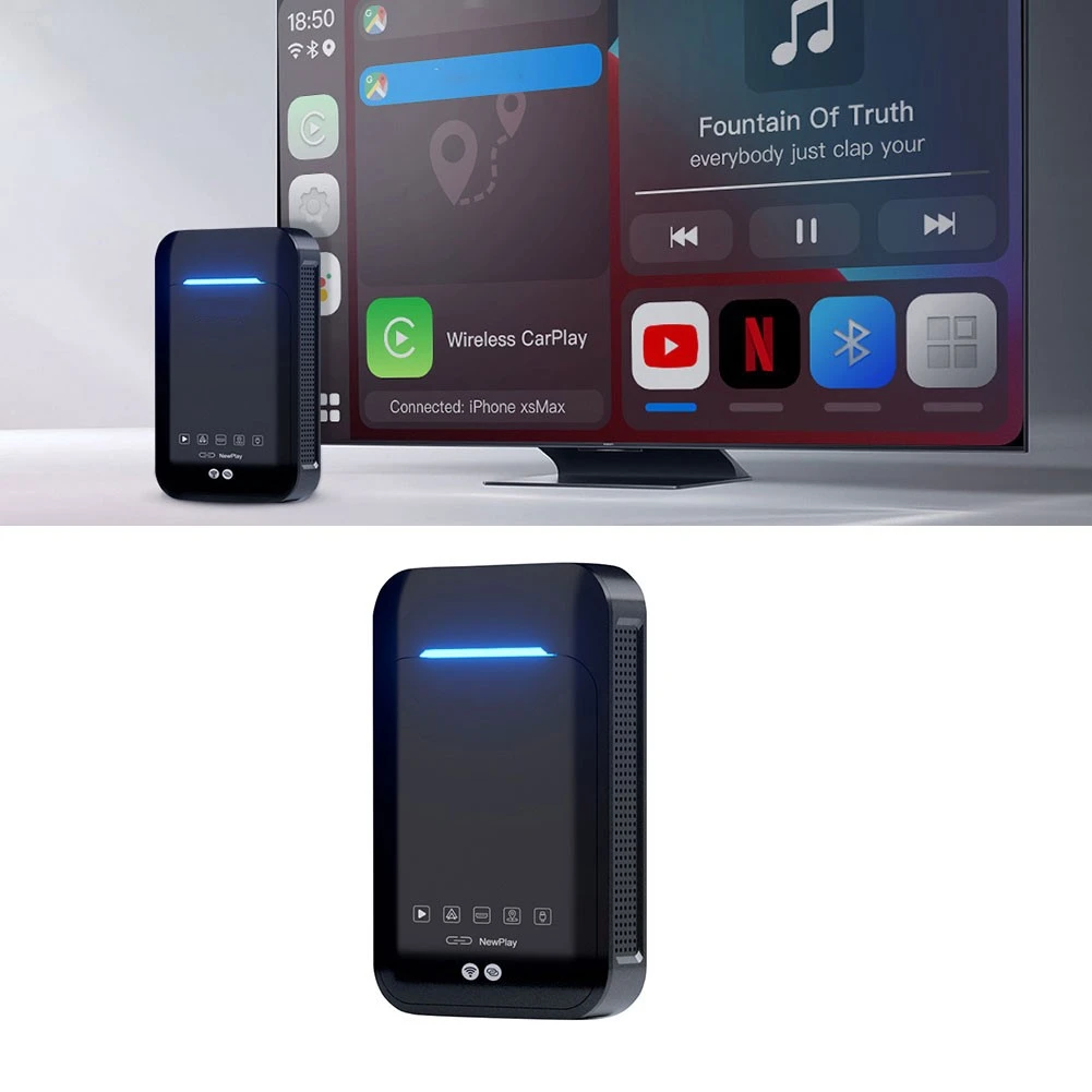 4GB+64GB Carplay Ai Box Wireless An11.0 Auto Dongle HDMI Video