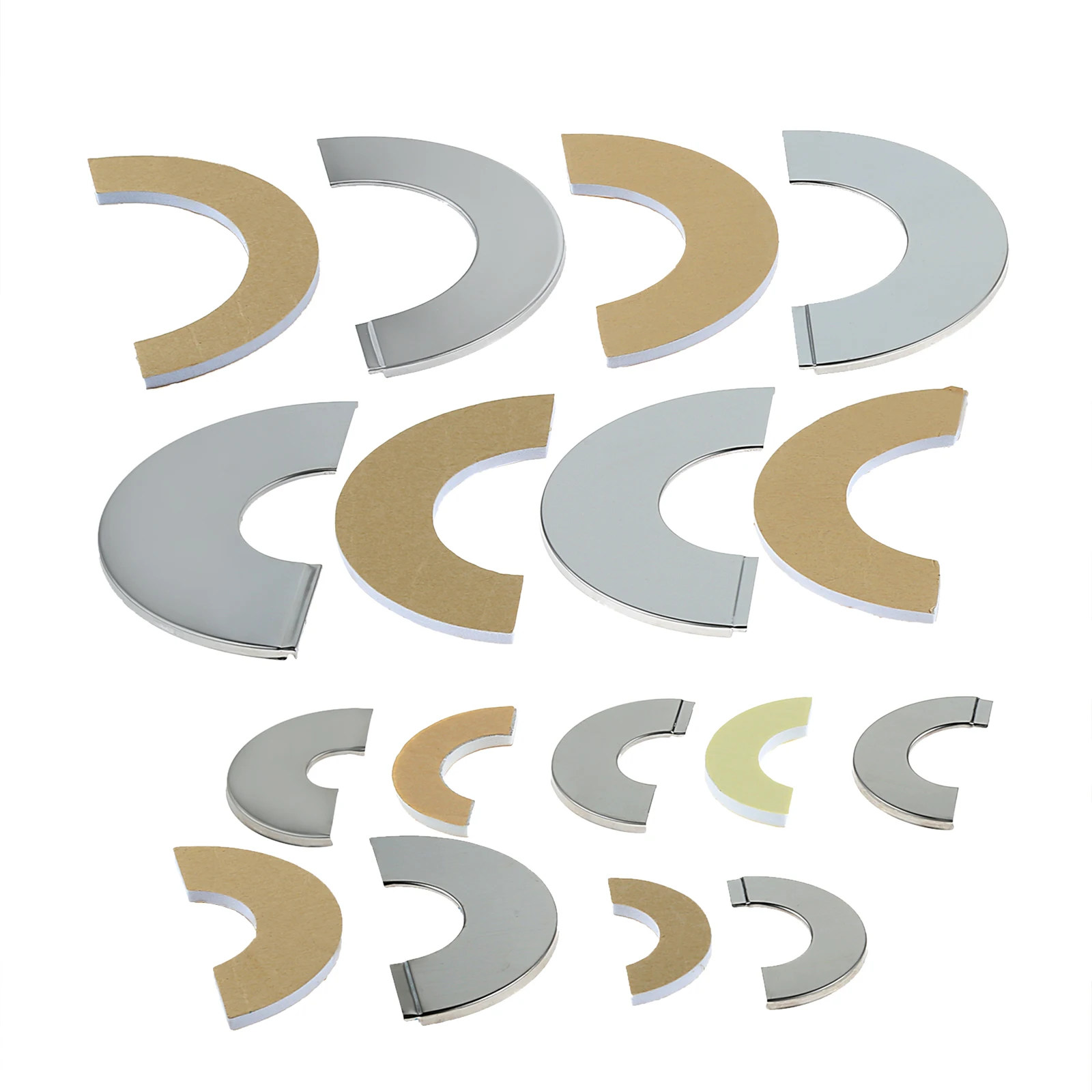 

Stainless Steel Kitchen Sink Bathroom Shower Faucet Decorative Cover Wall Flange Self-Adhesive Water Pipe Wall Cover Accessories