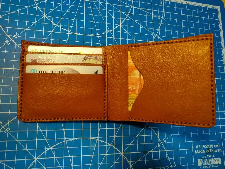 1 Set DIY Folded Leather Wallet Pvc Template Leather Handmade Craft Sewing Pattern Stencil leather tools leather craft tool kit leather craft tools leather craft tool leather craft template