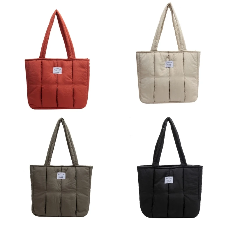 

Convenient and Fashionable Quilted Tote Bag for Everyday Errands and Shopping