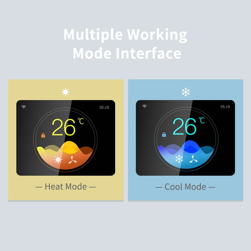 Tuya Air Conditioner For Google Home Alexa DuerOS WIFI Smart Thermostat Central Room Temperature Adjustable Digital