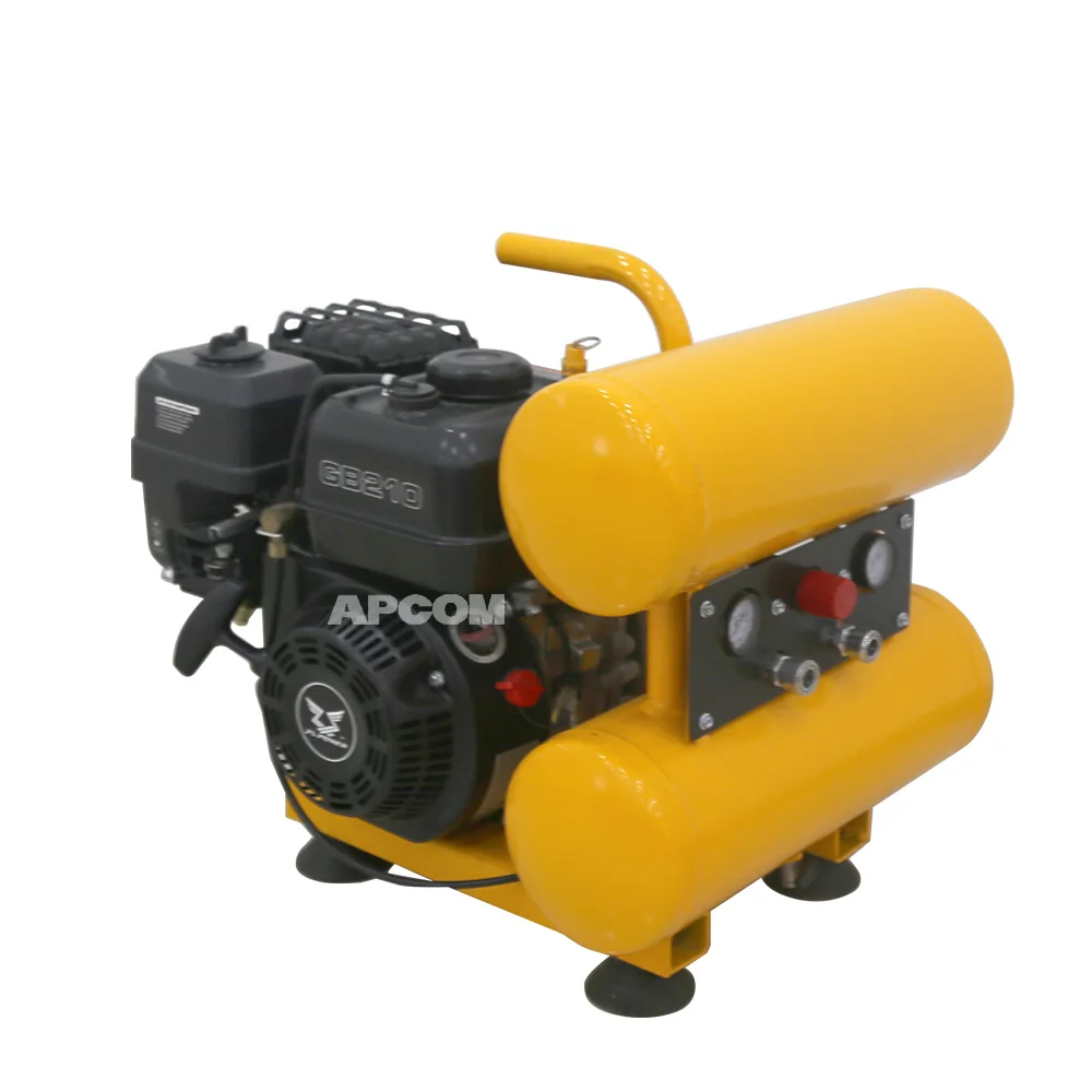 APCOM Petrol Power Driven 2hp 3hp 4hp Air Compressor Gasoline Engine ...