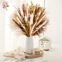 Natural Dried Pampas Grass Decor Bouquet Wedding Flowers