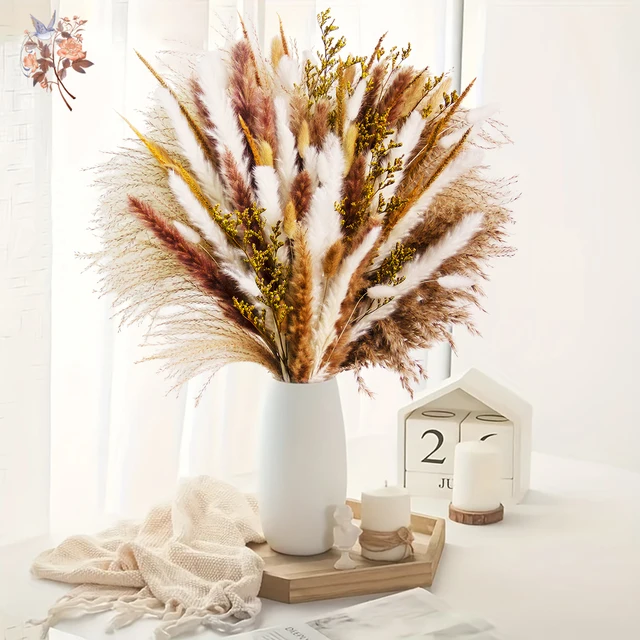Natural Dried Pampas Grass Decor Bouquet Wedding Flowers