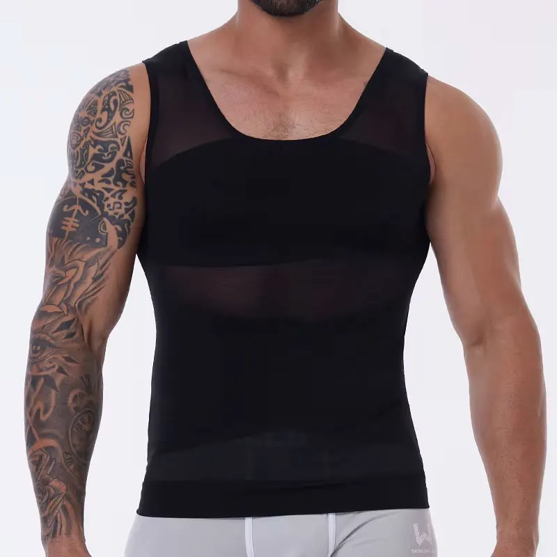 Men's Compression Tank Top Gynomastica Slimming Shirt