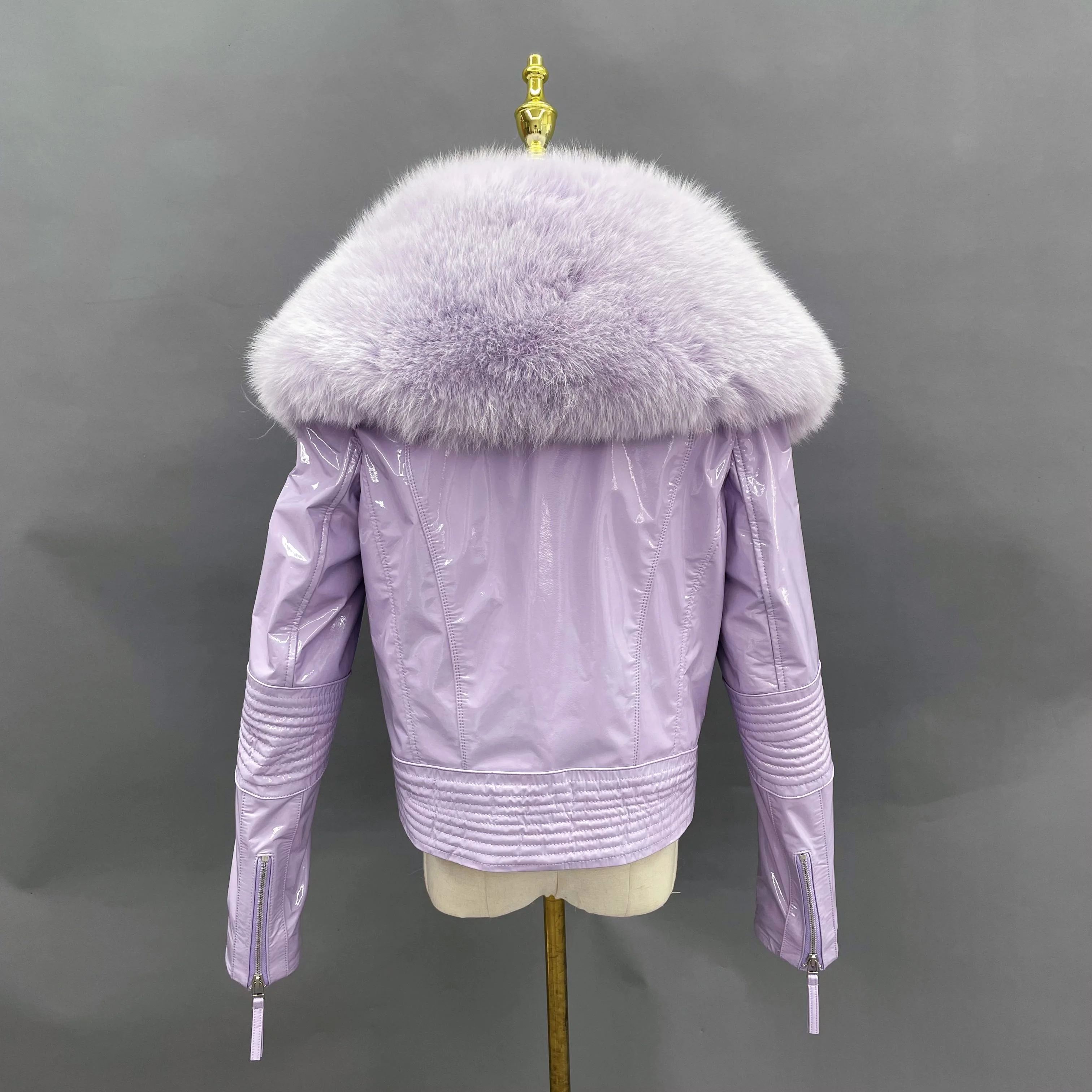 Рисунок 5 - Женская Короткая кожаная куртка