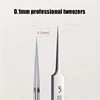 1 Pack Extra Fine No. 5 Cellular Acne Blackhead Tweezers - Facial Beauty Remove Acne Needle Tools for Skin Care 6