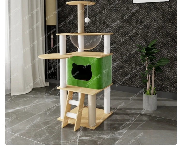 

Cat Climbing Frame Cat Litter Scratching Board Scratching Post Jumping Platform Space Capsule Not Covering All Seasons