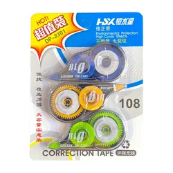 3 - Pack Transparent Correction Tape - Large Capacity Cute School & Office Supplies (3 PCS - Set)