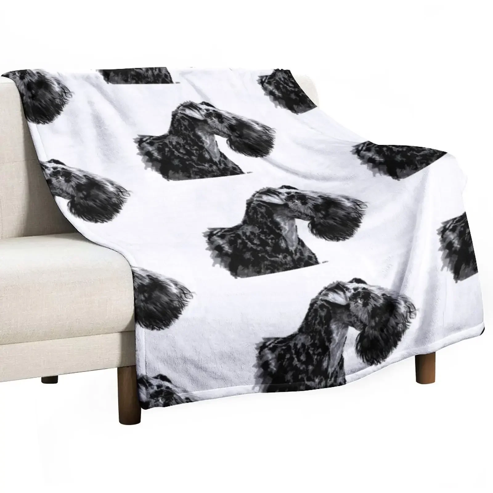 

Kerry Blue Terrier Throw Blanket blankets and throws for sofa Blankets