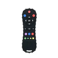 Baby TV Remote Control Teether Silicone Baby Anti-Eating Gloves Pacifier Bracelet Teething Stick Biting Toy Baby Care Accesorios 2
