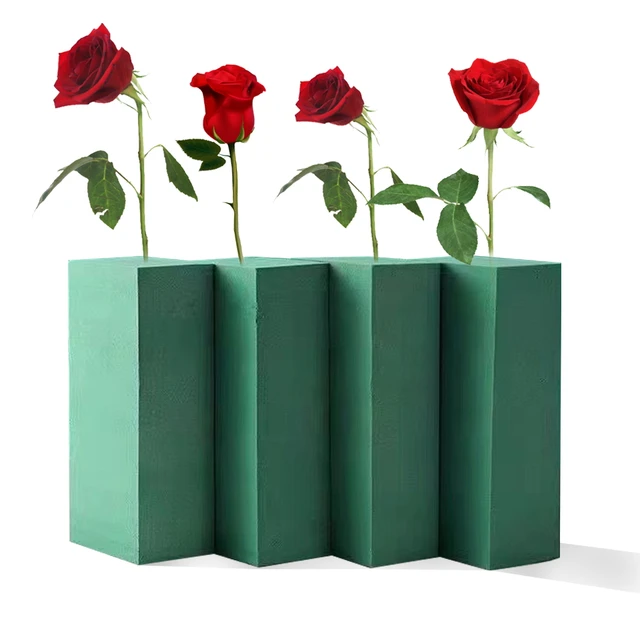 Floral Foam Blocks Flower Holder Styrofoam Green  Floral Foam Artificial  Flowers - Artificial Flowers - Aliexpress