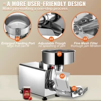 Electric Tomato Juicer Fruit Extractor Machine Tomato Paste Sauce Machine Ketchup Making Machine 2