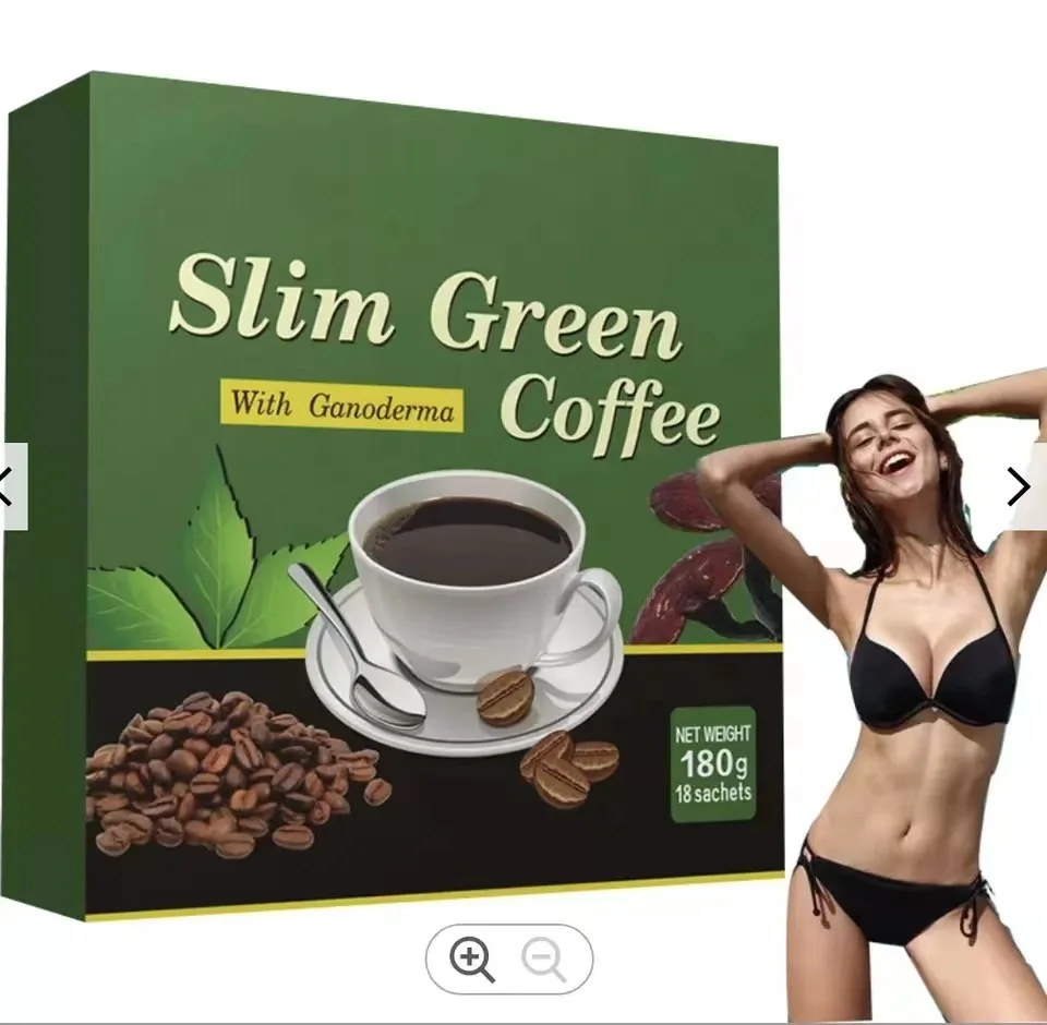 Slim Green Coffee Weight Loss Body Fat Burner Detoxification Control Appetite Diet Anti-Hunger L Carnitina Quemagrasas 18Pcs/Box weight loss pills