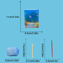 Ocean Animal Gemstone Dig Kit - Educational Archaeological Excavation Toy (One size)