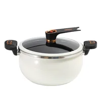 New Style Large Capacity Soup Pot Medical Stone Coating Cast Iron Non Stick Micro Pressure Cooker 1