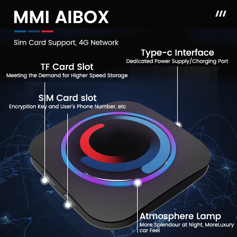  Ƽ̵ ÷̾ ī÷, BMW Ai Box ID6 ID7 ID8 ȵ̵ 10.0 ý,  IPTV, ø, Ʃ, 4G, 64G,  GPS