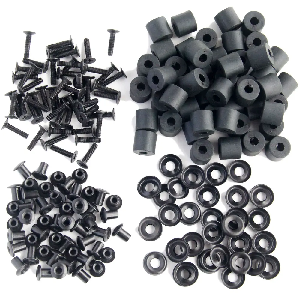 Metal Chicago Screw Concealment Express Spare Hardware Holsters Washers for Kydex Long Post Flat Headed Bolt Nut 50pcs