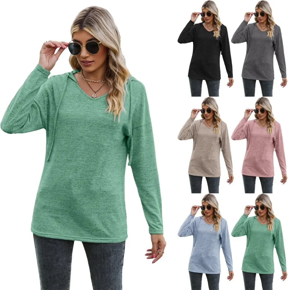 Woman Clothing Hoodie Sweatshirts Korean Popular Clothes Long Sleeve Women's Autumn Top Women Sweat-shirt Hooded Shirt