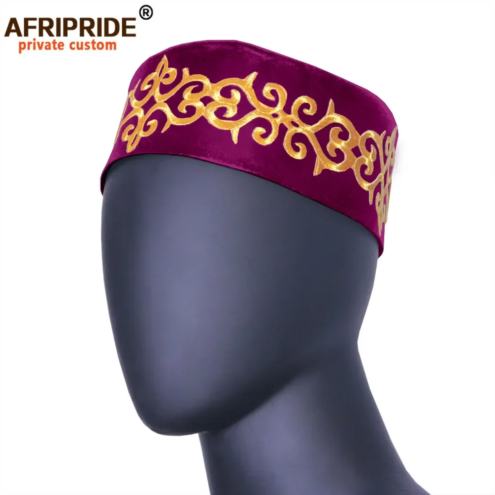 African Muslim Islam Kippah Arab Caps Musulman Ramadan Arabia Moslim Tulband Wrap Allah Muslim Prayer Cap Men AFRIPRIDE A1928010 - Image 4
