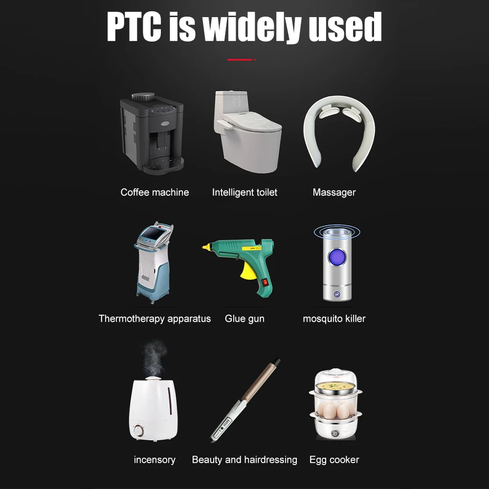 Versatile PTC Hair Dryer Heating Element with Adjustable Temperature Range