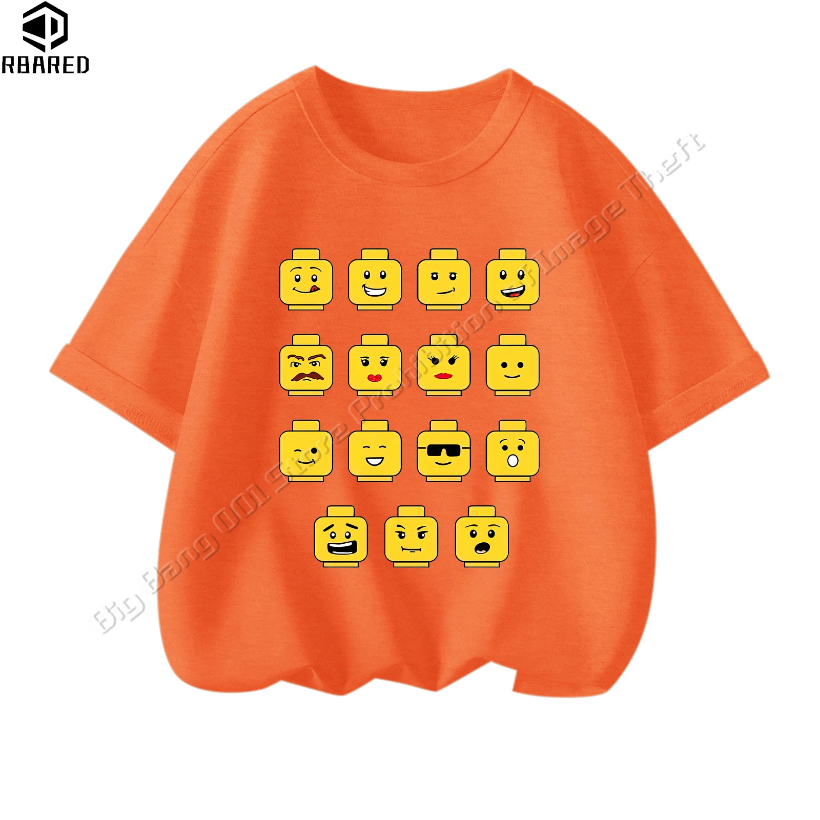 2024 2024 Kids Clothes Fashion Girl Child Boy Children Top Summer T-shirts for Children 100% Cotton Tops Large Size Lego Shirt 4