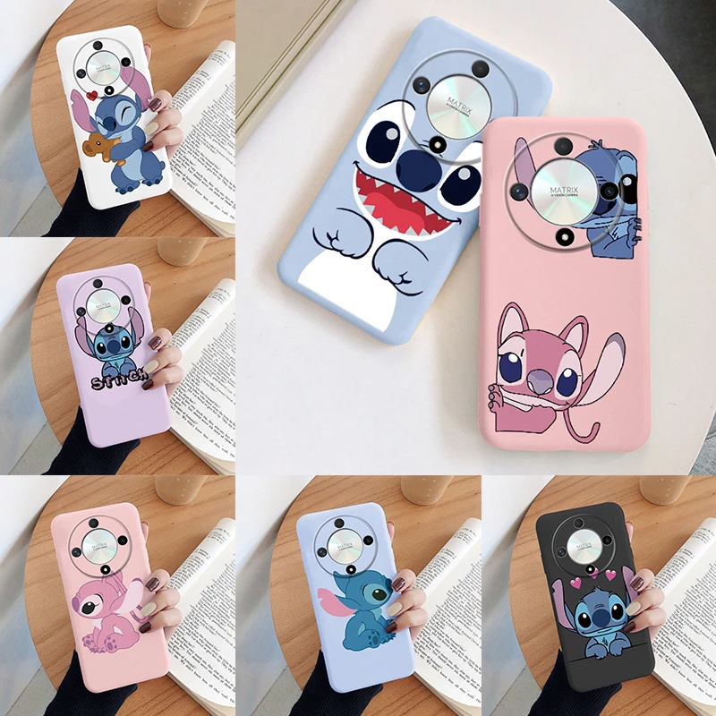 Per Honor X9B Custodia Kawayi Stich Monster Guscio Protettivo Honor X9B?6.78 "Cartoon Painted Soft Tpu Fundas Per Honorx9B X 9B Cover