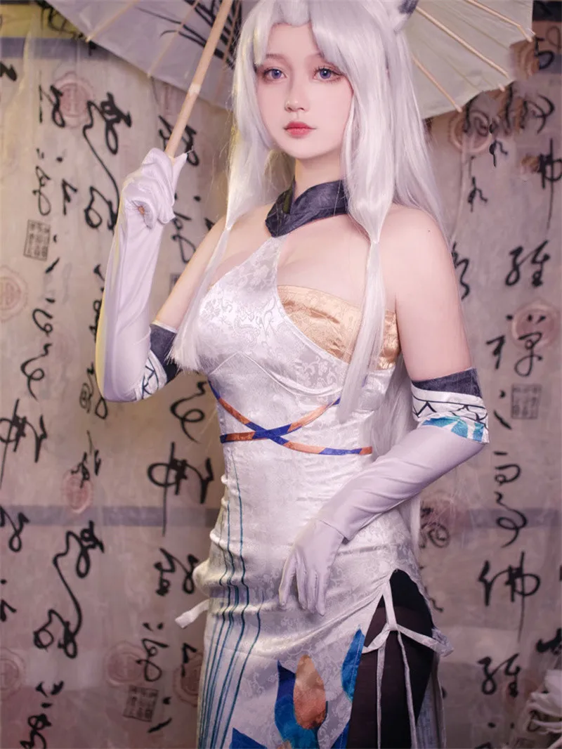 Vivi-Cos Game Naraka:Bladepoint Kurumi Ancient Chinese Cheongsam Cosplay  Women's Costume Halloween Role Play Party Carnival New - AliExpress