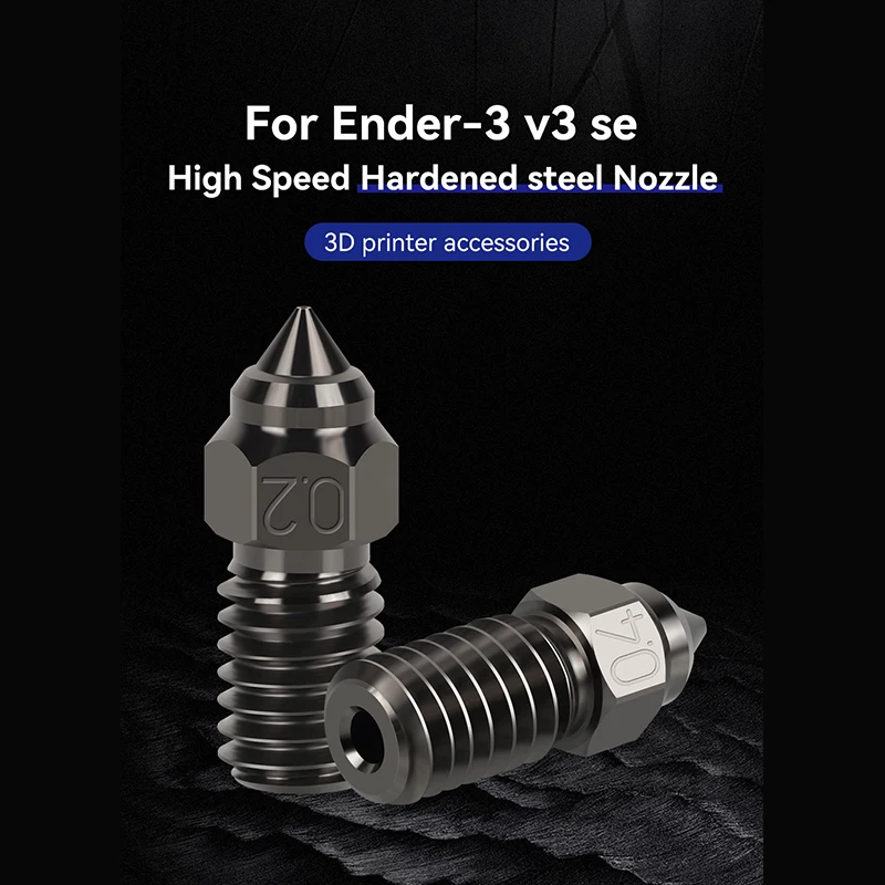 CHT Nozzle For Ender 3 V3 SE NOZZLE Brass Hardened Nozzles For Spider Hotend Ender 7 Ender 5 S1 Serise Extruder Nozzle