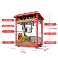 Automatic Popcorn Machine Commercial  Pipoqueira Eletrica Profissional Corn Puffing Maker Popcorn Maker Maquina Hacer Palomitas 1