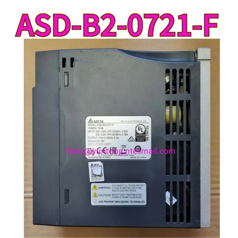

Used 750W servo driver ASD-B2-0721-F