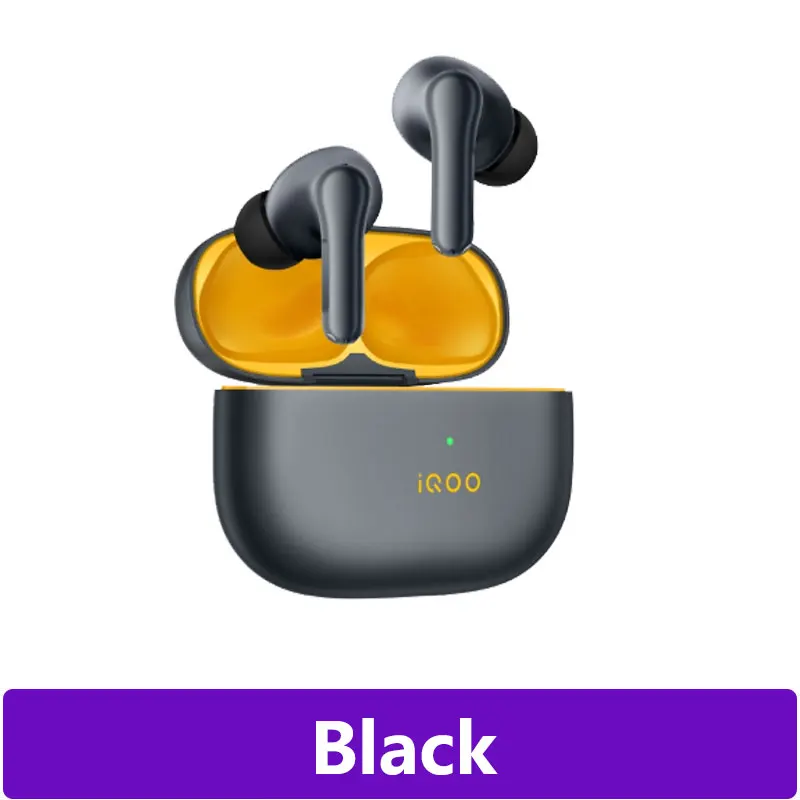 新品 vivo iQOO TWS 1i ワイヤレスイヤホン ブラック VIVO IQOO TWS 1 TWS Earphone Bluetooth 5.3 49dB Active Noise