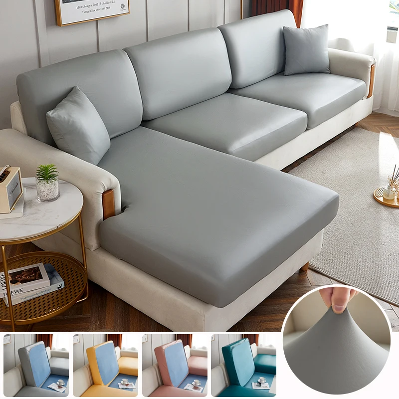 Pu Leather Sofa Seat Cushion Covers Seat Covers Living Room Chairs