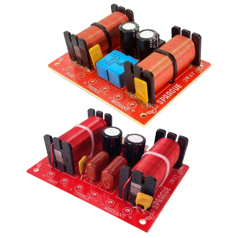 

Frequency Divider Board 3 Way 150W Crossover Filter for Under 10" Speaker Drop Shipping
