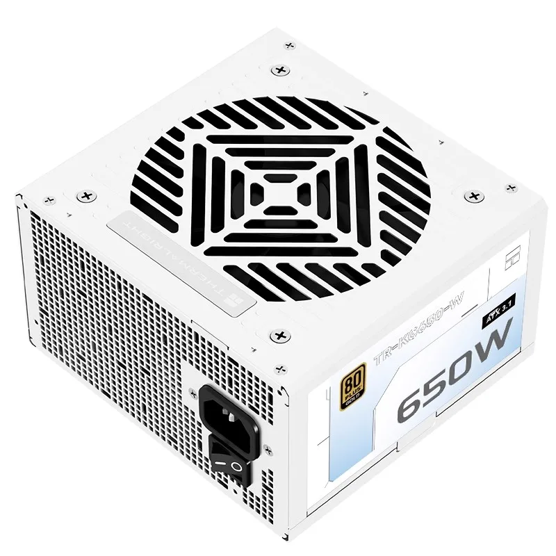 써멀라이트 TR-KG650W 화이트 ATX 파워 서플라이 골드 메달 풀 모듈 ATX3.1 PSU 데스크탑 컴퓨터 파워 서플라이 650W/750W/850W
