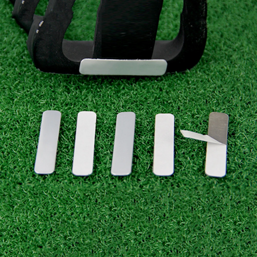 10pcs Professional Club Weighted Lead Tape Self-Adhesive Weighted Lead Sheet Accessories Golfer Training Aids Supplies