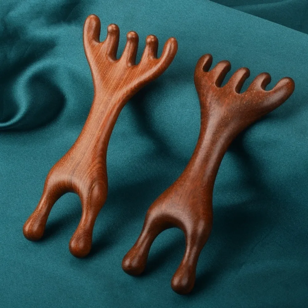Deer Antler Massage Comb for Body Therapy