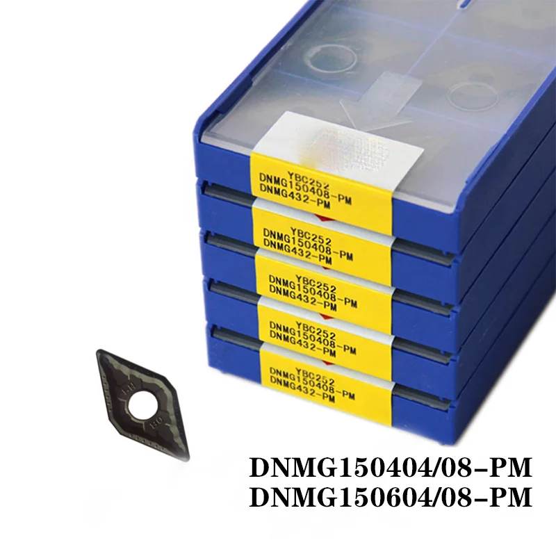 10 шт. DNMG150404 DNMG150408 DNMG150604 DNMG150608 PM YBC251 YBC252, токарные инструменты, фреза, инструмент для стали