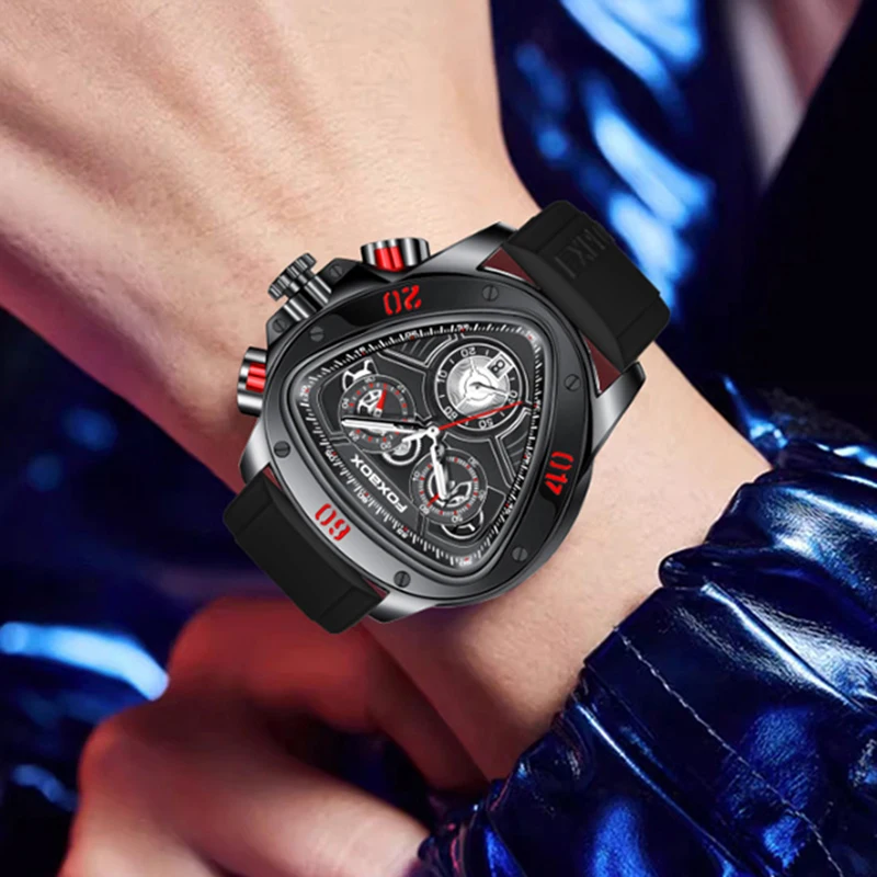 Newest LIGE Sport  Men Watch Top Brand Creative Chronograph Silicone Strap Date Luminous Waterproof Big Men Watches Male Clock