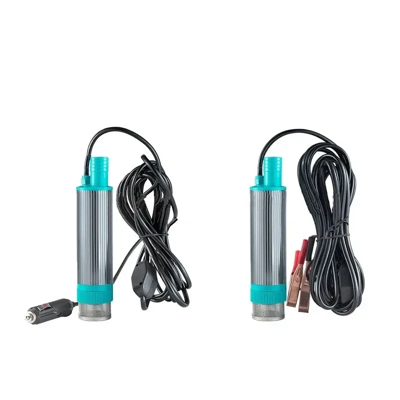 Water Transfer Pump Portable mini Diesel 30L/ min 12V electric car 38mm Camping fishing submersible