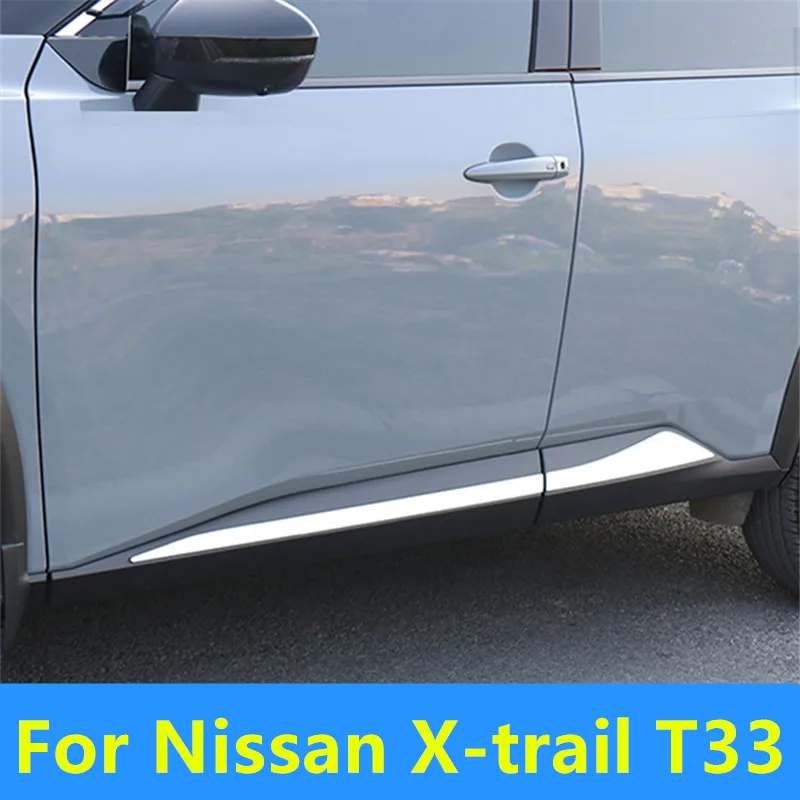 

Декоративная лента для Nissan T33 X-trail 2022 2023 2024, аксессуары для модификации внешнего вида, дверная панель, декоративная лента