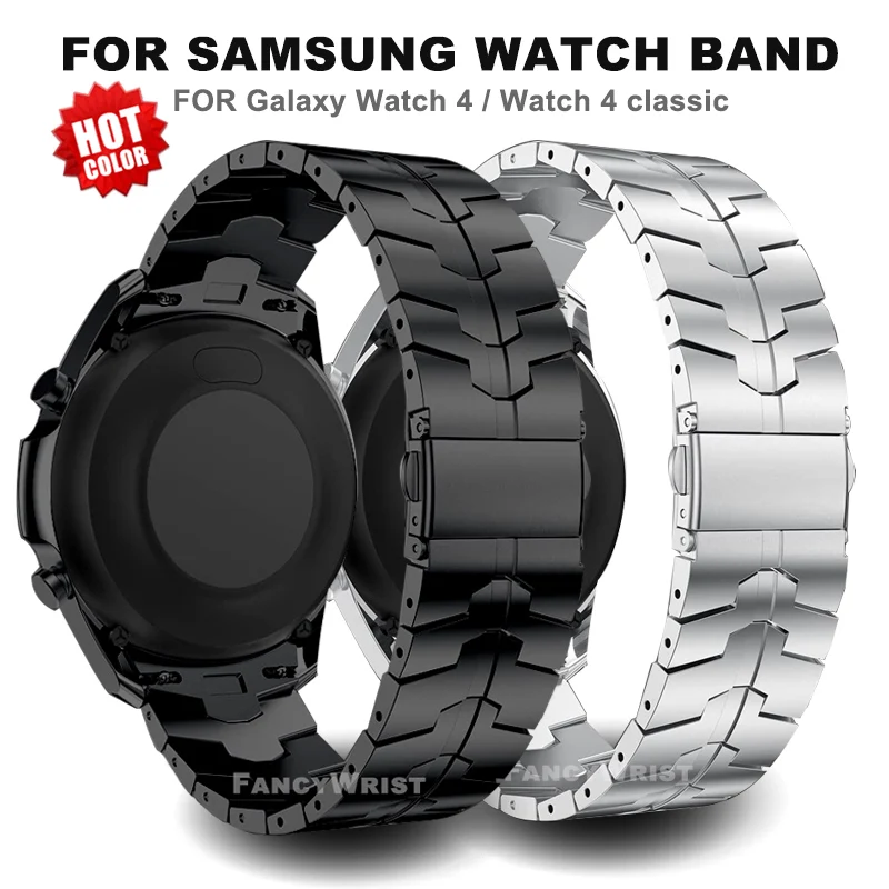 

Ремешок без зазора для Samsung Galaxy Watch 4 Classic 46 мм 42 мм, браслет из нержавеющей стали для Galaxy Watch 5/4 44 40 мм 5 pro 45 мм