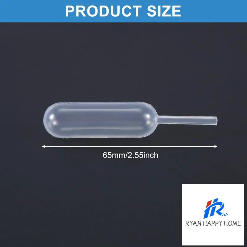 100Pcs 4Ml Plastic Disposable Squeeze Transfer Oils Pipettes Dropper Cream Perfusion Diy Cupcake Pipettes